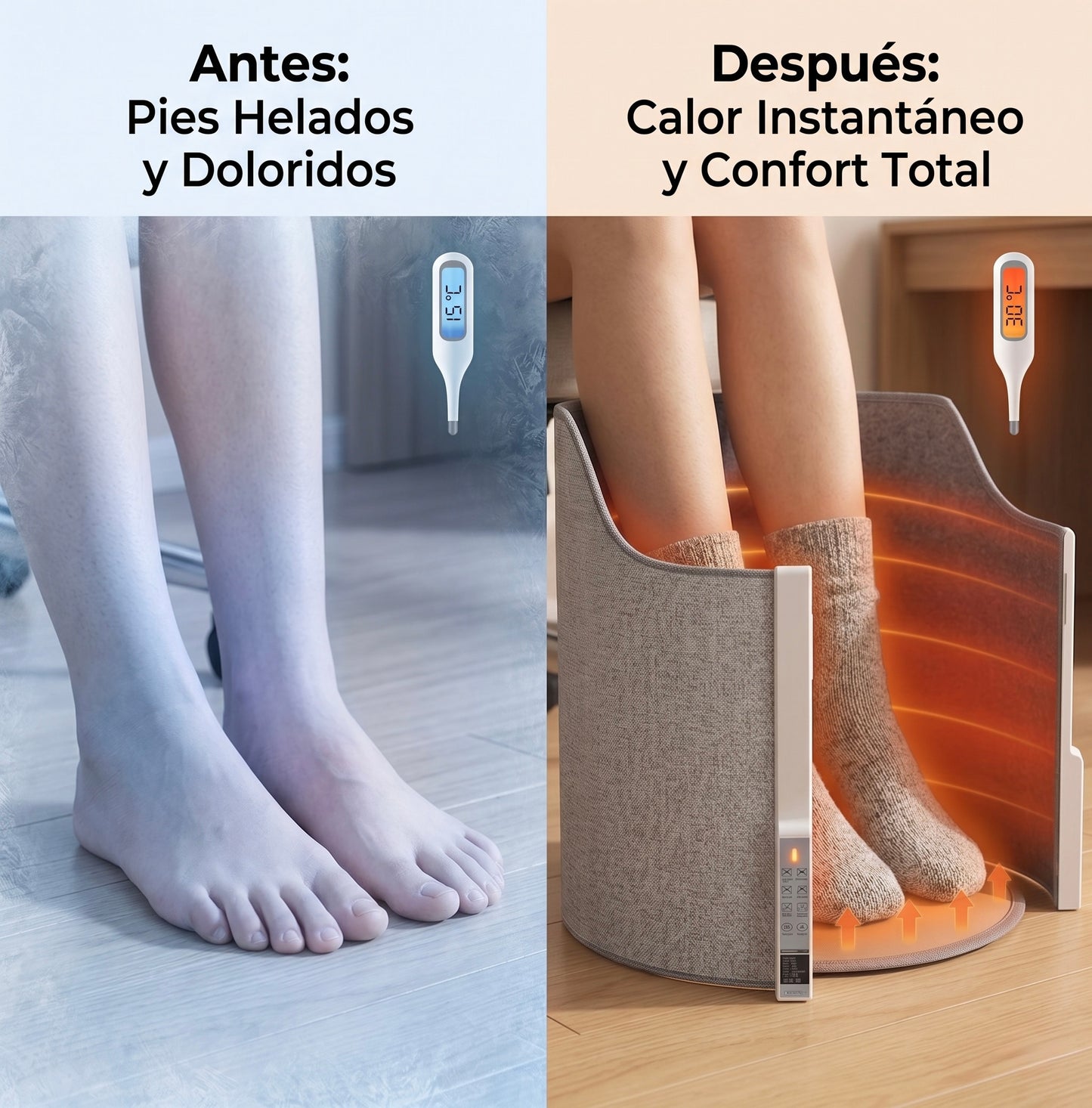 TermoPlus Pro™ - CALENTADOR DE PIES PARA ESCRITORIO