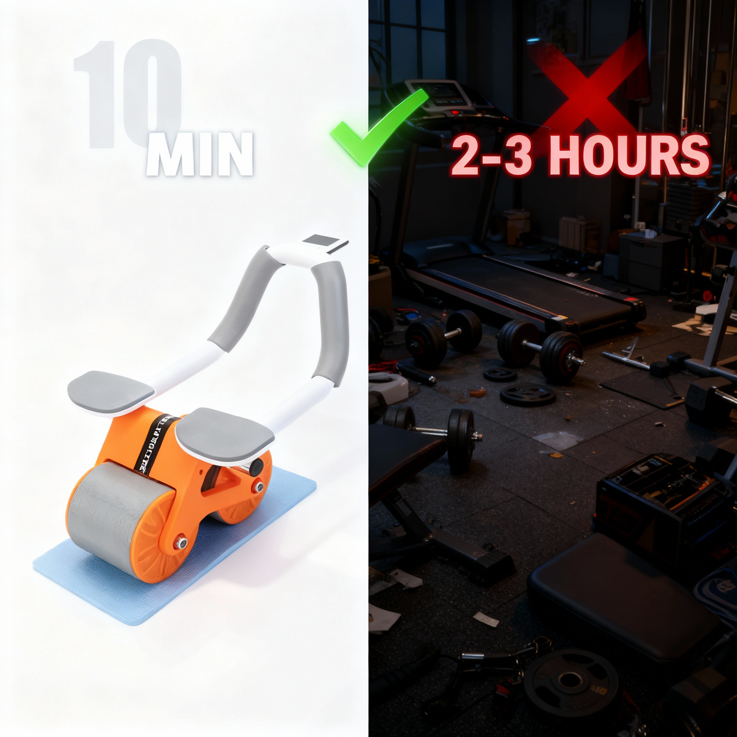 AbRollerPro™ - Rueda Abdominal con Efecto Rebote